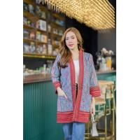 ราคา เสื้อคลุมพิมพ์ลายผ้าฝ้ายเชียงใหม่ทรงเก๋ๆสวยๆ (23968461852)