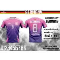 ราคา เสื้อกีฬาพิมพ์ลาย ทีมชาติ เยอรมัน สีชมพู ยูโร 2024 Germany (22107882895)