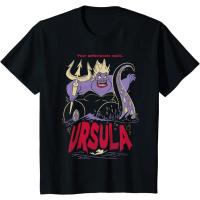 ราคา เสื้อยืดใหม่เสื้อยืด พิมพ์ลายกราฟิก Disney The Little Mermaid Ursula สําหรับเด็กรหัสเต็ม S 3XL (18538582951)
