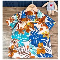 ราคา เสื้อฮาวายเด็ก ผ้าสปัน นิ่ม พริ้ว 1 14ปี พร้อมส่งจากไทย (21606898233)