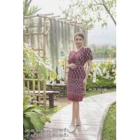 ราคา ชุดผ้าฝ้ายชุดเดรสใส่ทำงานผ้าฝ้ายพิมพ์ลายผ้าฝ้ายเชียงใหม่สวยๆ (22230103450)