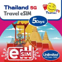 ราคา Happy Thailand eSIM แฮปปี้ เทเลคอม อีซิม ประเทศไทย 5 15 วัน 3 8 กิกะไบต์ eSIM ท่องเที่ยวแบบเติมเงิน 5G 4G (22917900400)