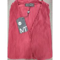 ราคา สาวอวบ คอวี เสื้ออัดพลีท สาวอวบ คอวี อัดพลีท เสื้ออัดพลีท mytop แขนยาว อัดพลีท ชายระบาย สาวอวบใส่สวยจ้า (7966381346)