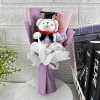 ราคา DAI477071 ช่อดอกไม้ประดับตกแต่ง ช่อดอกไม้จบการศึกษา หมีสัตว์สัตว์ ช่อดอกไม้ถักนิตติ้ง ช่อดอกไม้รูปสัตว์ ของเล่นตุ๊กตาผ้า ช่อหมีดร พิธีรับปริญญา (23985599002)