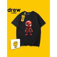 ราคา เสื้อยืดแขนสั้น ผ้าฝ้าย พิมพ์ลาย Marvel Spider Man แฟชั่นฤดูร้อน สไตล์เกาหลี สําหรับผู้ชาย (21994151928)