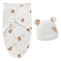 ราคา JUNCHUANG ชุดเด็กแรกเกิดถุงนอนเด็กแรกเกิดแบบรังไหมกันสดุ้ง ผ้าห่อตัว ผ้าห่มนอนเด็กทารก พร้อมหมวก ผ้าฝ้าย นุ่ม ระบายอากาศ (24442166696)