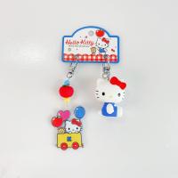 ราคา กระเป๋าสตางค์ห้อยกุญแจลายสก็อต Kawaii Hello Kitty Balloon Pair Acrylic Cartoon Series Keychain ของขวัญสร้างสรรค์ (24499333488)