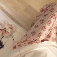 ราคา Du Yan ชุดนอนหมูลายการ์ตูนกางเกงเดินเล่นลายการ์ตูนน่ารักพร้อมกางเกงฤดูร้อนผ้าสำหรับใส่ในบ้านเครื่องปรับอากาศกางเกงลำลองกันกางเกงกันยุง (22093378491)