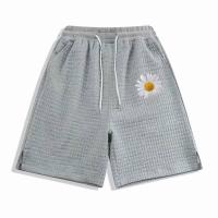 ราคา กางเกงขาสั้นทรงหลวมเอวยางยืดลายดอกทานตะวันสำหรับคู่รัก 5 จุด ทรงลำลอง ฤดูร้อน 2021 กางเกงขายาวทรงลำลองสำหรับผู้หญิง (24581553634)