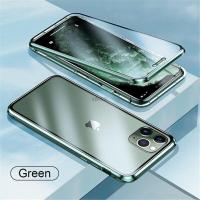ราคา เคสกันชนโลหะ360เต็มรูปแบบกระจกสองด้านสำหรับ IPhone 11 13 14 Pro Max 12 Mini XR 8 7 Plus SE 2022 14Pro IPones (18200314076)