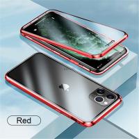 ราคา เคสกันชนโลหะ360เต็มรูปแบบกระจกสองด้านสำหรับ IPhone 11 13 14 Pro Max 12 Mini XR 8 7 Plus SE 2022 14Pro IPones (18200314087)