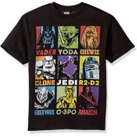 ราคา เสื้อยืดคุณภาพดี Tee leee เสื้อยืดผู้ชาย Star Wars Boys Big Pop Art Revenge Players Graphic Tee t shirt men cotton S 5XL (22957371605)