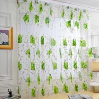 ราคา 100x1 0 100x200 ซม Vines ใบ Tulle ผ้าม่านประตูหน้าต่างผ้าม่านแผง SHEER ผ้าพันคอ Valances สวยในร่มตกแต่ง Windows (24526239617)