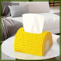 ราคา LivingLuxe กล่องกระดาษทิชชู่รูปข้าวโพดที่ใส่กระดาษทิชชู่ที่ตกแต่งอย่างหรูหรากล่องใส่กระดาษทิชชู่แบบเติมได้ (23404502746)
