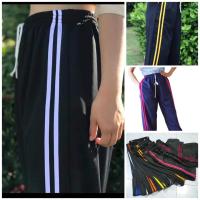 ราคา เซต3ตัว กางเกงวอร์มขายาวแถบซิ่ง แถบคู่ ขาปล่อย คละสี ผ้าใส่สบาย ทนทาน ฟรีไซต์เอว 28 38 (17433271117)