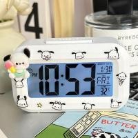 ราคา FUDESHE สัญญาณเตือน Sanrio Hello Kitty นาฬิกาดิจิตอล LED พร้อมไฟกลางคืน มัลติฟังก์ชั่นการใช้งาน นาฬิกาปลุกรูปแมวลูกแมว มินิมินิ นาฬิกาปลุกลายการ์ตูน หอพักนักเรียนนักศึกษา (23533537460)