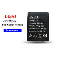 ราคา แบตเตอรี่ใส่นาฬิกาโทรศัพท์ แบตเตอรี่ smartwatch battery LQ S1 Smart Phone Watch Battery 3 7 V 380 mAh สมาร์ทวอทช์ใช้กับHLX S1 DZ09 U8 A1 GT08 V8 X6 Y7 QW09 Smart watch lithium ion polymer battery (106