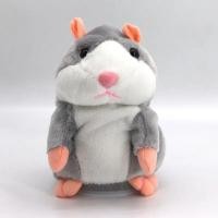 ราคา ไฟฟ้าพูดคุยหนูแฮมสเตอร์ของเล่นตุ๊กตายัดไส้ของขวัญคริสต์มาสการเรียนรู้แบบโต้ตอบพูดหนูแฮมสเตอร์ผ้าฝ้าย PP นุ่มบรรจุ Made in C (24465190916)