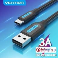 ราคา Vention สายชาร์จ USB Type C สายชาร์จแบบเร็วสำหรับ Samsung S10 S9 3A สายชาร์จข้อมูลแบบเร็วสาย OPPO สำหรับ Huawei P30 Pro Redmi realme Note htc8 สายชาร์จ Type C (4066184096)