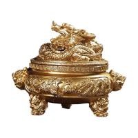 ราคา จัดส่งรวดเร็ว โถกำยาน เตาจุดกำยาน ฐานกำยาน บูชา ถวายเทพ ที่จุดกำยาน มังกรทอง (23585596010)