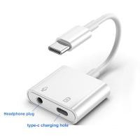 ราคา AKABEILA 2 in 1 ที่ชาร์จและหูฟัง USB to TypeC สายแปลงต่อหูฟัง 3 5มม พร้อมชาร์จไฟ TypeC To Aux 3 5 Adapter สายแปรงหูฟัง สำหรับไอโฟน ไอแพด (23701837182)