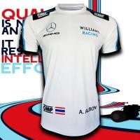 ราคา เสื้อยืดคอกลม T Shirt F1 Williams Racing เสื้อยืดฟอร์มูลาวัน ทีม วิลเลี่ยมส์ เรสซิ่ง FM0034 รุ่น อเล็กส์ อัลบอน ไซส์ S 5XL (12477493593)
