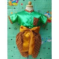 ราคา ชุดไทย โจงกระเบน เด็กผู้ชาย พร้อมผ้าผูกเอว (20322163273)