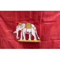 ราคา ธง ธงสะสม ธงราชนาวีไทย ธงชาติไทย ธงโบราณ ผ้าร่ม สยาม ช้าง ช้างเผือก ช้างทรงเครื่อง ช้างในจักร จักร ริ้วแดง แดง เบอร์ 6 8 (24009503209)