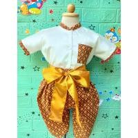 ราคา ชุดไทย โจงกระเบน เด็กผู้ชาย พร้อมผ้าผูกเอว (19810125460)