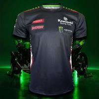 ราคา เสื้อยืดคอกลม Kawasaki Racing Team เสื้อยืดโมโตจีพี ทีม คาวาซากิ เรสซิ่ง WB0017 พิมพ์ทั้งตัว ไซส์ S 5XL (14920162404)