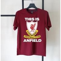 ราคา เสื้อยืดลิเวอร์พูล เสื้อยืดแขนสั้น สกรีนTHIS IS ANFIELD เสื้อยืดสำหรับแฟนลิเวอร์พูล เสื้อยิดชายหญิง ผ้าคอทต้อนแท้100 งา (24107316121)