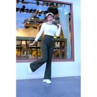 ราคา กางเกงขาม้า ผ้ายืด สาวอวบ หุ่นเพรียว เนื้อผ้าวูลเวฟ สาวอวบใส่สบาย (23304201894)