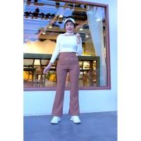 ราคา กางเกงขาม้า ผ้ายืด สาวอวบ หุ่นเพรียว เนื้อผ้าวูลเวฟ สาวอวบใส่สบาย (23304201912)