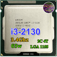 ราคา ซีพียู CPU Intel Core i3 2130 3 4 GHz 2คอ4เทรด 65W LGA 1155 ฟรีซิลิโคลน1ซอง i3 2130 (5441142964)
