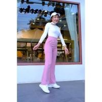 ราคา กางเกงขาม้า ผ้ายืด สาวอวบ หุ่นเพรียว เนื้อผ้าวูลเวฟ สาวอวบใส่สบาย (23304201897)