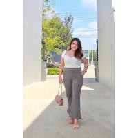 ราคา กางเกงขาม้า ผ้ายืด สาวอวบ หุ่นเพรียว เนื้อผ้าวูลเวฟ สาวอวบใส่สบาย (23304201939)