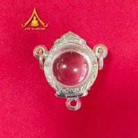 ราคา กรอบพระ 3 ห่วง กรอบเงินผสม หน้าหลังแกะลายไทยสวย คุณภาพดี กรอบพระทรงกลม ทรงลูกอม (24491839518)