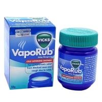 ราคา Vicks VapoRub วิคส์ วาโปรับ 10 25 50 กรัม ยาทาระเหยบรรเทาอาการคัดจมูก Relives Colds Runny Nose (24487435125)