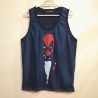 ราคา เสื้อกล้าม เสื้อกล้ามตาข่าย กล้าม 3D เสื้อกล้ามผู้ชาย เสื้อกล้ามแขนกุด Captain America Deadpool Bulls Pablo Sons of Bruce Lee Muhammad Ali Mike Tyson Muay Thai (16593341907)