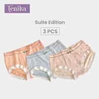 ราคา TENIKA กางเกงในผู้หญิง รุ่นยกก้น กางเกงในเก็บพุง กางเกงในสีพื้น กางเกงชั้นใน ผ้าฝ้าย ระบายอากาศ สวมใส่สบาย สําหรับเด็กผู้หญิง 010 (23859728428)