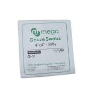 ราคา Mega ผ้าก๊อซ 8 ply บรรจุ 100 ชิ้น ห่อ ผ้าก๊อซ ทำแผลทั่วไป ก๊อซปิดแผล Gauze Pad non sterile (23143650742)