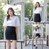 ราคา เสื้อนักศึกษาทรงบอย ทรงบอยแบบมีกระเป๋า และแบบไม่มีกระเป๋า ทรงบอยคอจีน ทรงผู้ชาย Oversize ทรงตรงไม่เข้ารูป (21393845841)