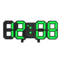 ราคา 3D LED Clock เกรดตัวTop นาฬิกาอิเล็กทรอนิกส์เรืองแสง นาฬิกาติดผนัง นาฬิกาแขวน นาฬิกาดิจิตอล LED ตั้งโต๊ะ หรี่แสงอัตโนมัติ (20372102749)