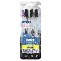 ราคา Oral B ออรัล บี แปรงสีฟัน ครอสแอคชั่น อัลตร้าธินชาร์โคล แพ็ค3 (24399951044)