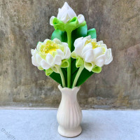 ราคา แจกันดอกบัว กระถางดอกบัว แจกัน ดินปั้น ของไหว้พระ ของบูชา บูชาสิ่งศักดิ์สิทธิ์ ของตกแต่งบ้าน สินค้าพร้อมส่ง (21366207608)