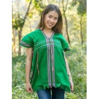 ราคา เสื้อแขนสั้น เสื้อกระเหรี่ยง เสื้อชาวเขา (9234180460)