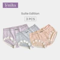 ราคา TENIKA กางเกงในผู้หญิง รุ่นยกก้น กางเกงในเก็บพุง กางเกงในสีพื้น กางเกงชั้นใน ผ้าฝ้าย ระบายอากาศ สวมใส่สบาย สําหรับเด็กผู้หญิง 010 (23859728431)