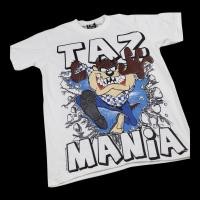 ราคา เสื้อยืดTaz Mania เสื้อการ์ตูนLooney Tunes เสื้อวินเทจงานใหม่ M L XL S 5XL (24117473375)