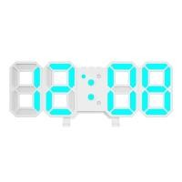 ราคา 3D LED Clock เกรดตัวTop นาฬิกาอิเล็กทรอนิกส์เรืองแสง นาฬิกาติดผนัง นาฬิกาแขวน นาฬิกาดิจิตอล LED ตั้งโต๊ะ หรี่แสงอัตโนมัติ (20372102742)