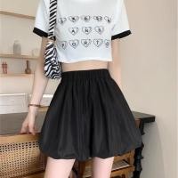 ราคา กางเกงขาสั้นทรงบอลลูน เอวสูงยางยืด Size S 3XL นื้อผ้าใส่สบาย (23966879192)